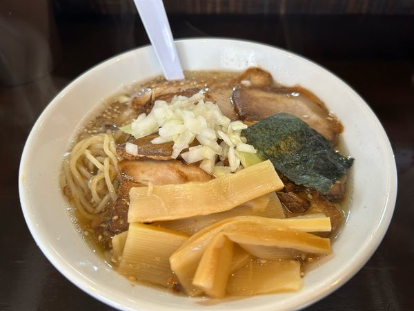 「チャーシューめん（塩）大盛り700円」@中華そば いっけんめ 茨大店の写真