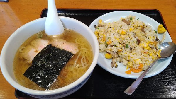 「らーめんチャーハン¥990-」@和風らーめん きさくの写真