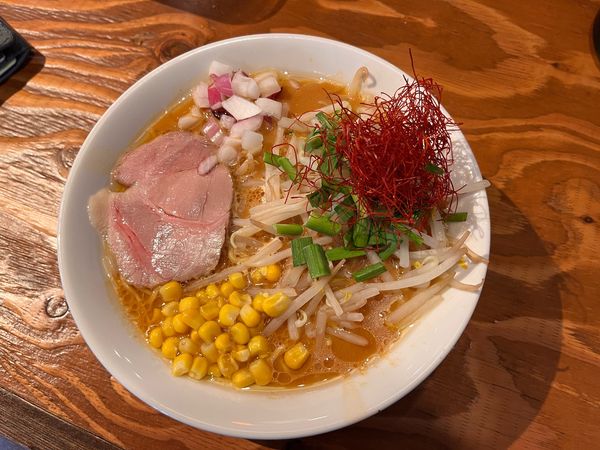 「北海道味噌ラーメン」@ラーメンれんげの写真