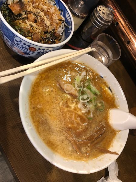 「元ラーメンセット　1050」@蔵前元楽 総本店の写真