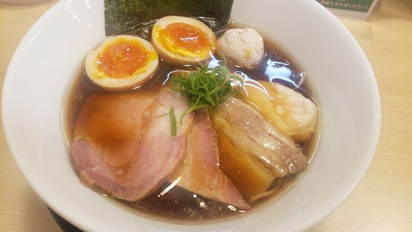 「特製黒醤油らぁめん」@麺屋 いちょうの写真