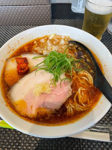 「辛味中華そば 辛味増し」@中華そば 向日葵の写真