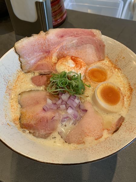 「特上鶏白湯塩らぁめん 1650円」@Ramen Afro Beatsの写真