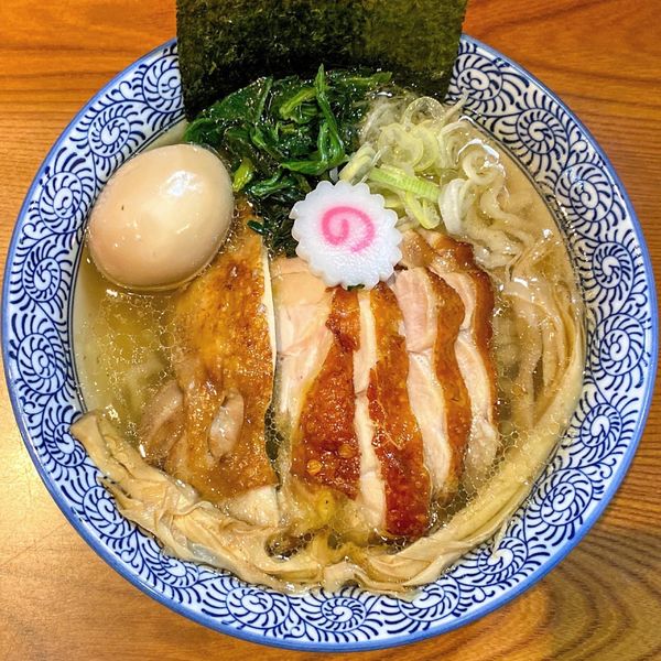 「鶏チャーシュー味玉塩生姜らーめん ¥1,300」@らぁめん 生姜は文化。の写真