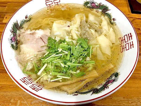 「塩ワンタンメン（850円）」@支那そば一麺 豊里店の写真