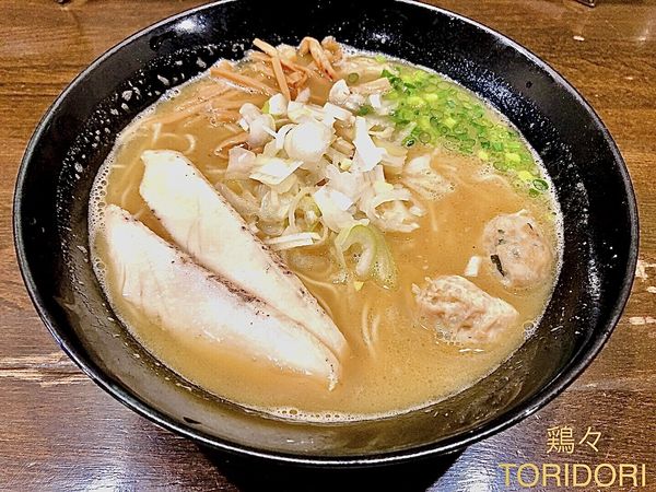 「純鶏白湯[醤油] （800円）」@鶏々 TORIDORIの写真