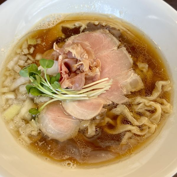 「いりこそば（手揉み麺）」@オカモトモノガタリの写真