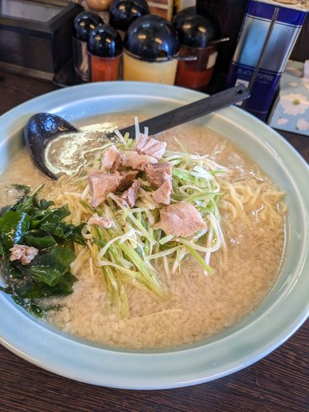 「ネギラーメン中」@ニューラーメンショップ主水の写真