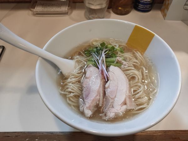 「塩生姜ラーメン」@塩生姜らー麺専門店 MANNISH 亀戸店の写真