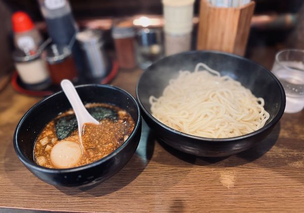 「温つけ麺（￥1000（デフォ味玉入））」@蔵前元楽 総本店の写真
