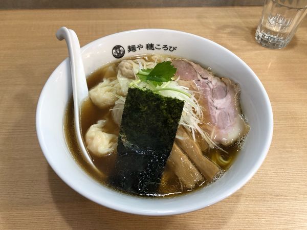 「ミックスワンタン中華そば」@麺や 穂ころびの写真