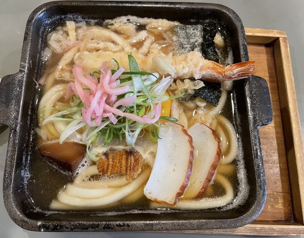 「天ぷらおじやうどん」@うさみ亭マツバヤの写真