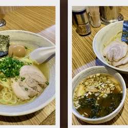 【ユーザーレビュー】淡麗塩+高飛舎つけめん