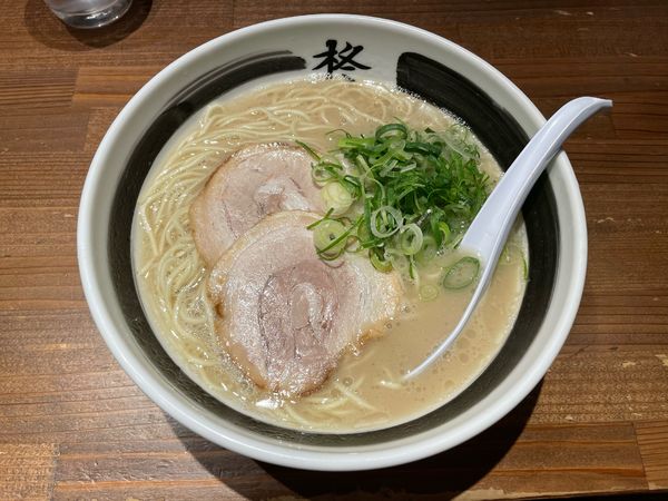 「とんこつらーめん」@らーめん柊 銅座本店の写真