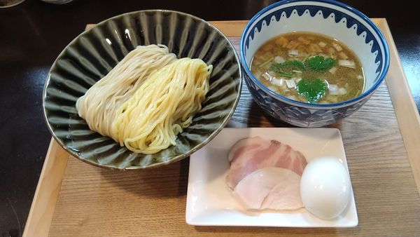 「味玉つけ麺¥1230-」@のど黒らぁ麺 永屋の写真