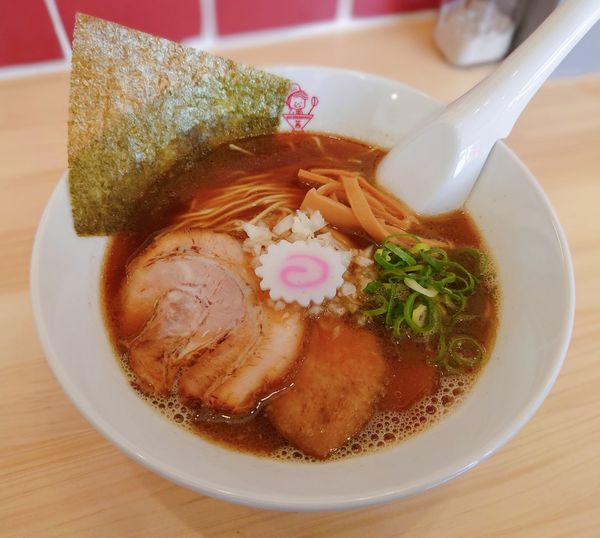 「濃いダシ中華そば」@熟成中華そば 茜の写真