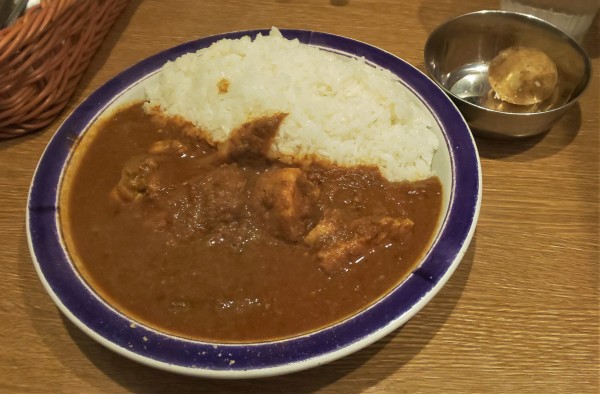 「チキンカレー辛さ40倍」@エチオピア カリーキッチン 御茶ノ水ソラシティ店の写真
