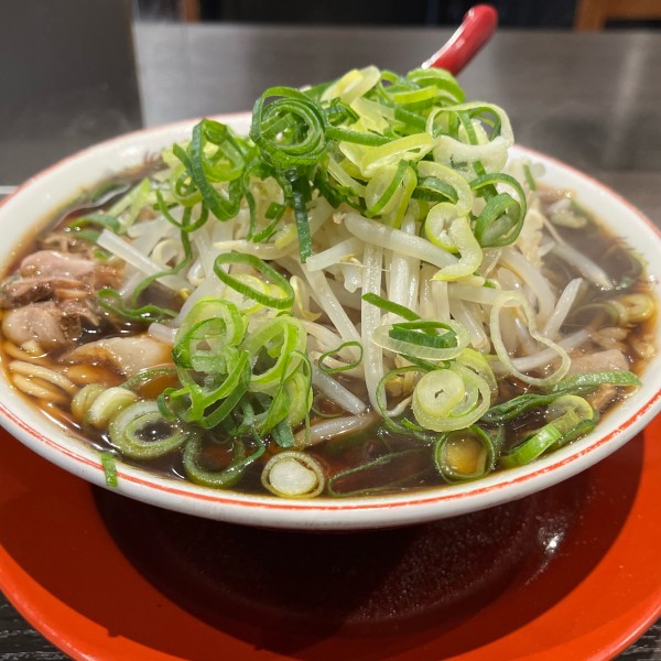「中華そば(並)+焼飯(並)」@新福菜館 秋葉原店の写真