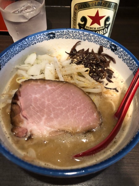 「豚骨ラーメン(醤油)」@三鷹食堂いなりの写真