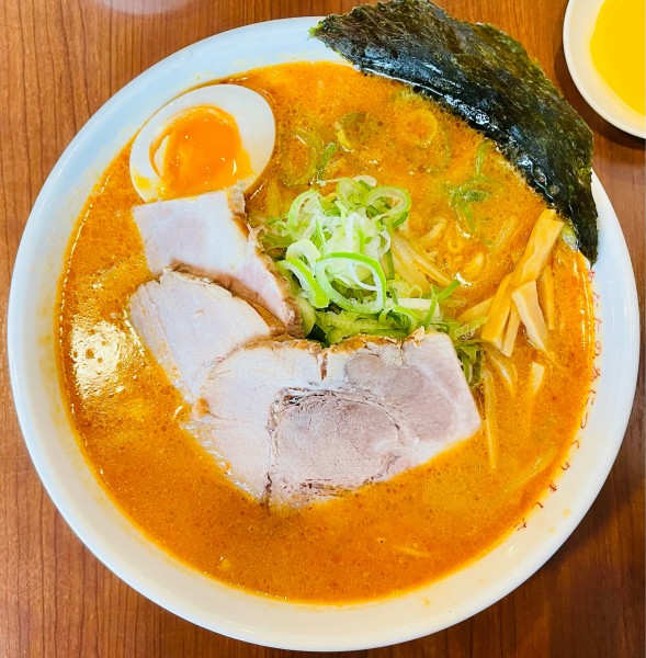 「味噌ラーメン」@北海道ラーメン 赤レンガ 幸手店の写真