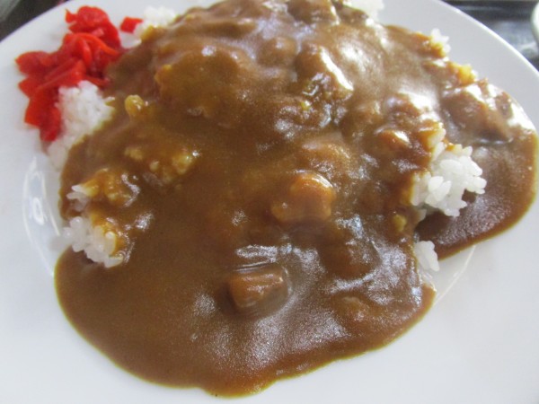 「カレーライス定食 900円」@きそば 松月の写真