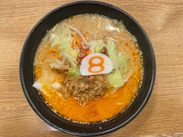 「野菜担々麺(¥1,001)」@8番らーめん 金沢駅店の写真