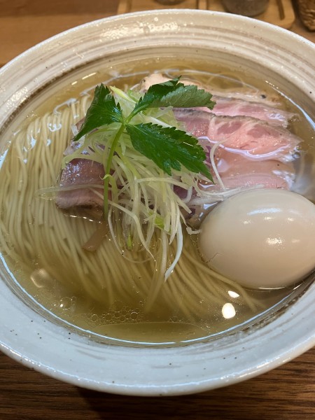 「白醤油　特製　大盛り」@中華そば 心の写真