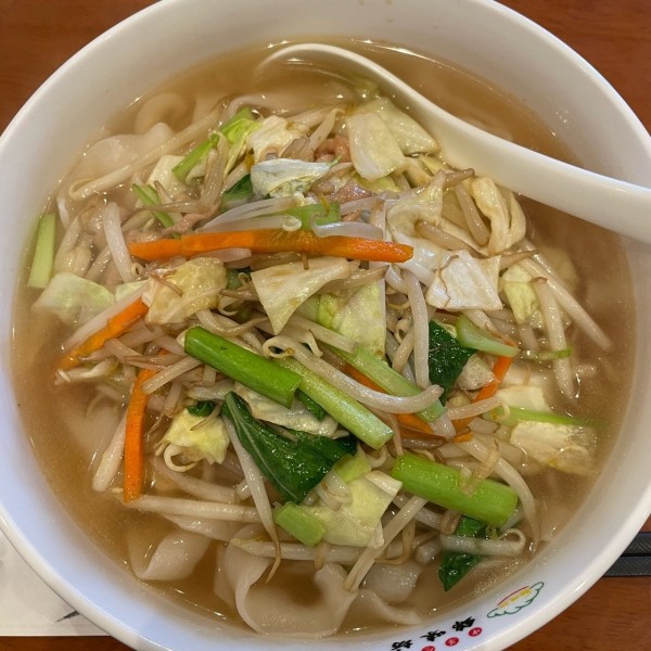 「豚肉野菜刀削麺」@中華食堂 錦味坊の写真
