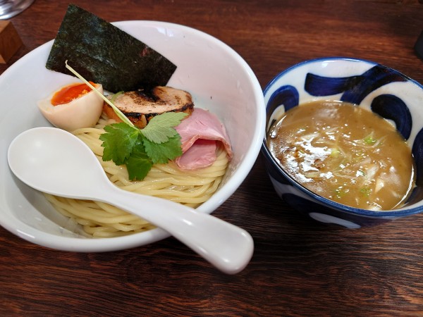「【限定】豚骨魚介つけ麺」@らぁ麺 大金星の写真