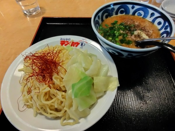 「【限定】肉味噌つけ麺」@テンホウ 松本渚店の写真