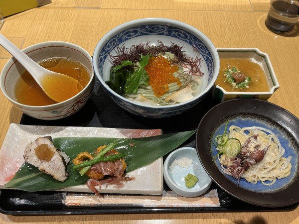 「【寿製麺よしかわ】うみのそば」@#新宿地下ラーメンの写真