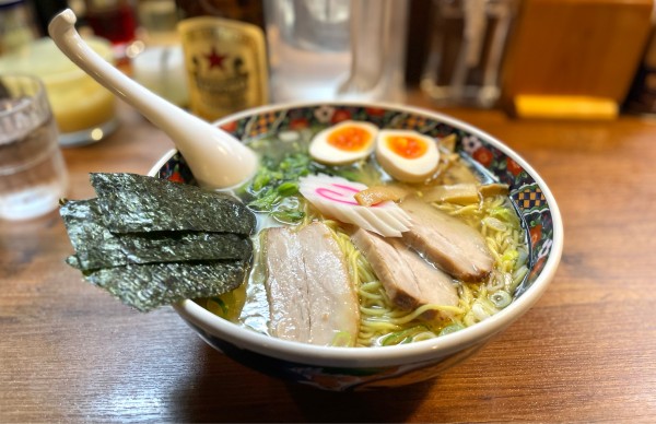 「特塩そば ¥1050、大盛り無料」@函館らーめん 船見坂の写真