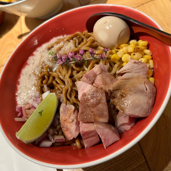 「味噌和え麺」@味噌らーめん 柿田川ひばり 恵比寿本店の写真