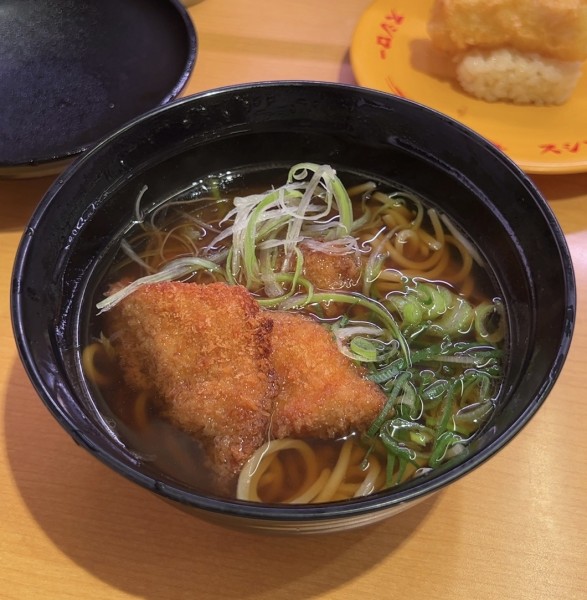 「コク旨まぐろ醤油ラーメン」@スシロー 千葉みなと店の写真