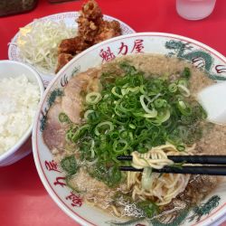 特製らーめん 唐揚げランチ