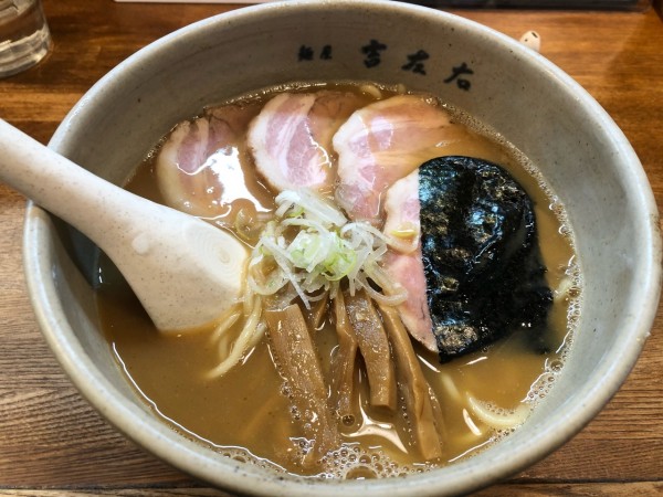 「ラーメン　チャーシュー3枚」@麺屋吉左右の写真