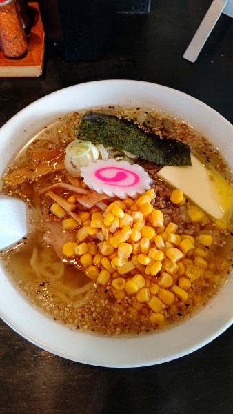 「塩バターコーンラーメン　700円」@自家製麺 名無しの写真