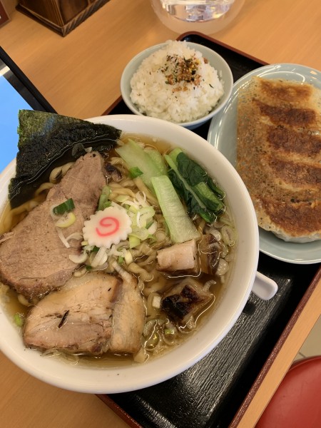 「醤油チャーシュー麺 ランチCセット」@麺屋 なが盛の写真