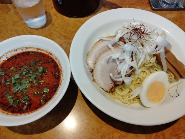 「辛味噌つけ麺大」@石狩亭の写真