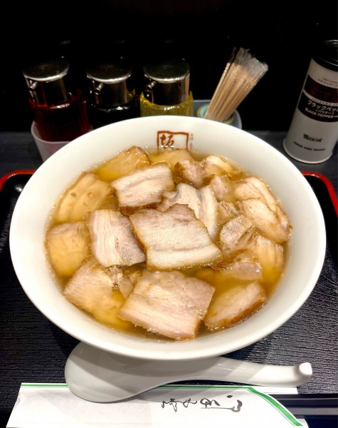「焼豚麺」@喜多方ラーメン 坂内 五反田駅前店の写真