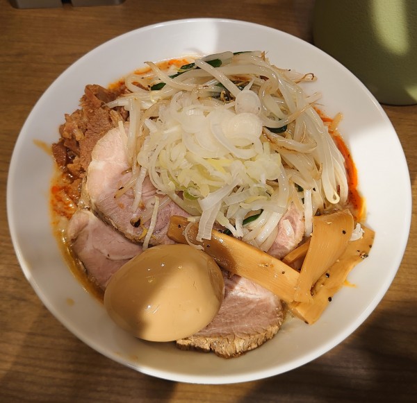 「味玉チャーシューあえめん(1330円)」@味噌麺処 田坂屋の写真