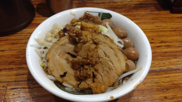 「雷そば（ミニ）」@雷 松戸駅東口店の写真