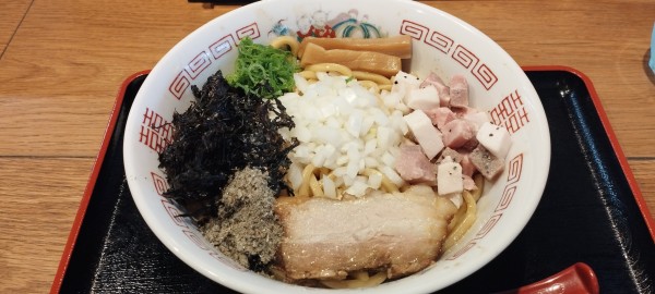 「煮干しまぜそば(1000円)＋中盛(50円)」@鎌ヶ谷 製麺堂てつの写真