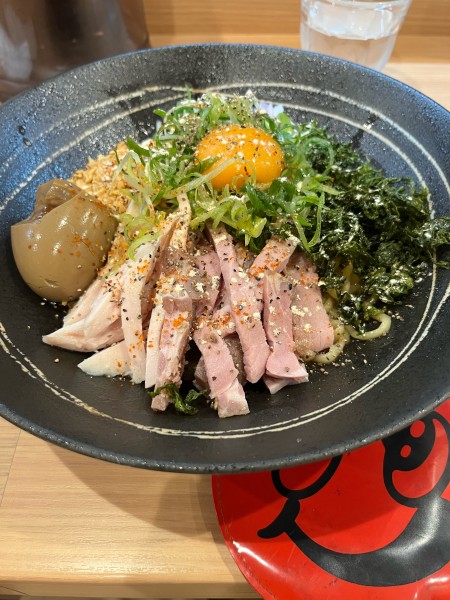 「鶏油まぜSOBA」@中華SOBA 惠ばらの写真