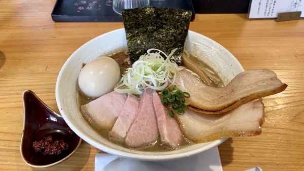 「特製濃厚豚骨魚介らぁ麺 中盛 細麺変更」@KEN軒の写真