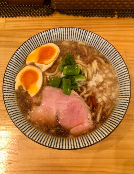 「味玉煮干しラーメン大盛（820）」@煮干し 一直線の写真