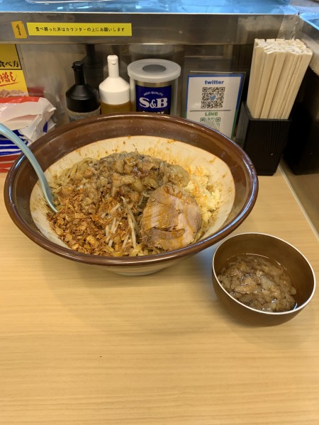 「坦々汁なし」@麺屋 顎で喰らえの写真