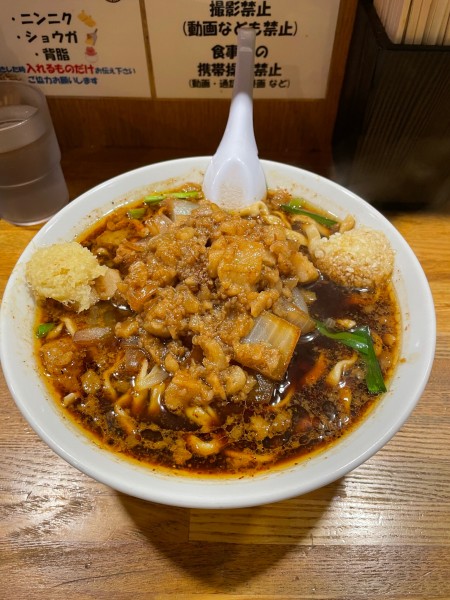 「スタ満そば（並240g）」@元祖スタミナ満点らーめんすず鬼 赤坂店の写真