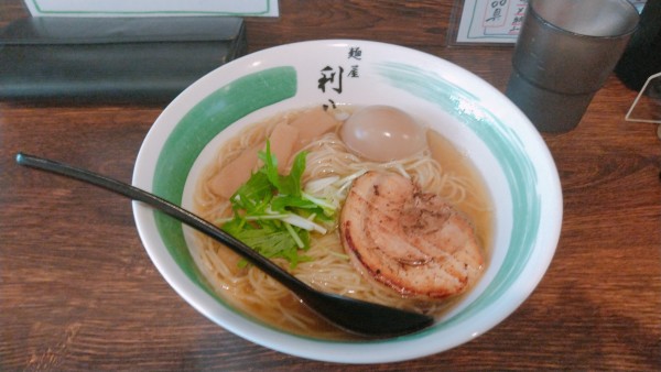 「太刀魚の中華そば醤油味玉(1,050円)」@自家製麺 麺屋 利八の写真