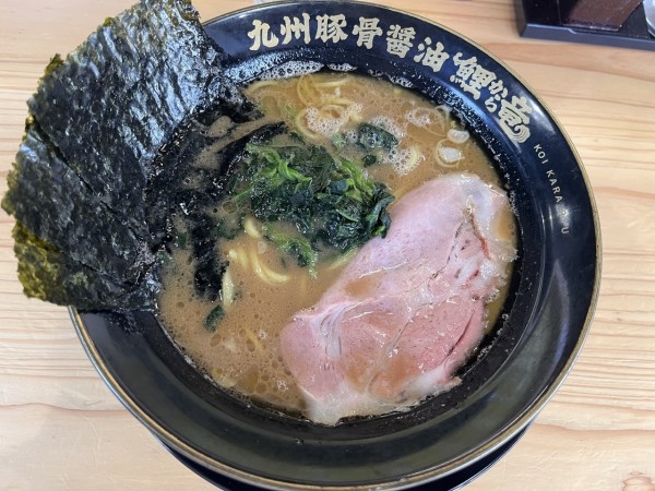 「豚骨醤油750円」@九州豚骨醤油 鯉から竜の写真